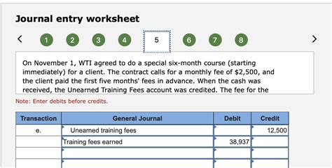 Solved Journal entry worksheet Record the entry to 